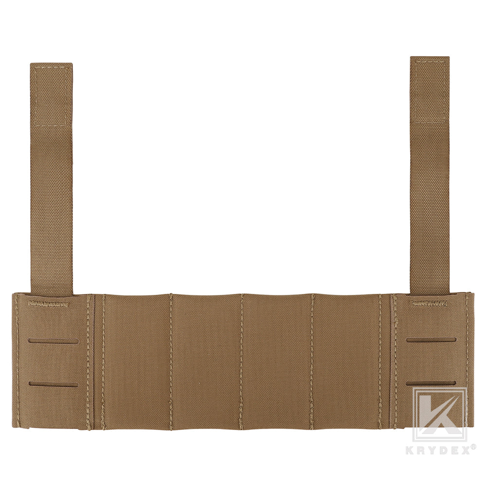 Krydex Tactical Chest Rig MOLLE Panel Front Chest Holder Bridge Phone Mount for D3CR MK3 MK4 UW SOP Rigs