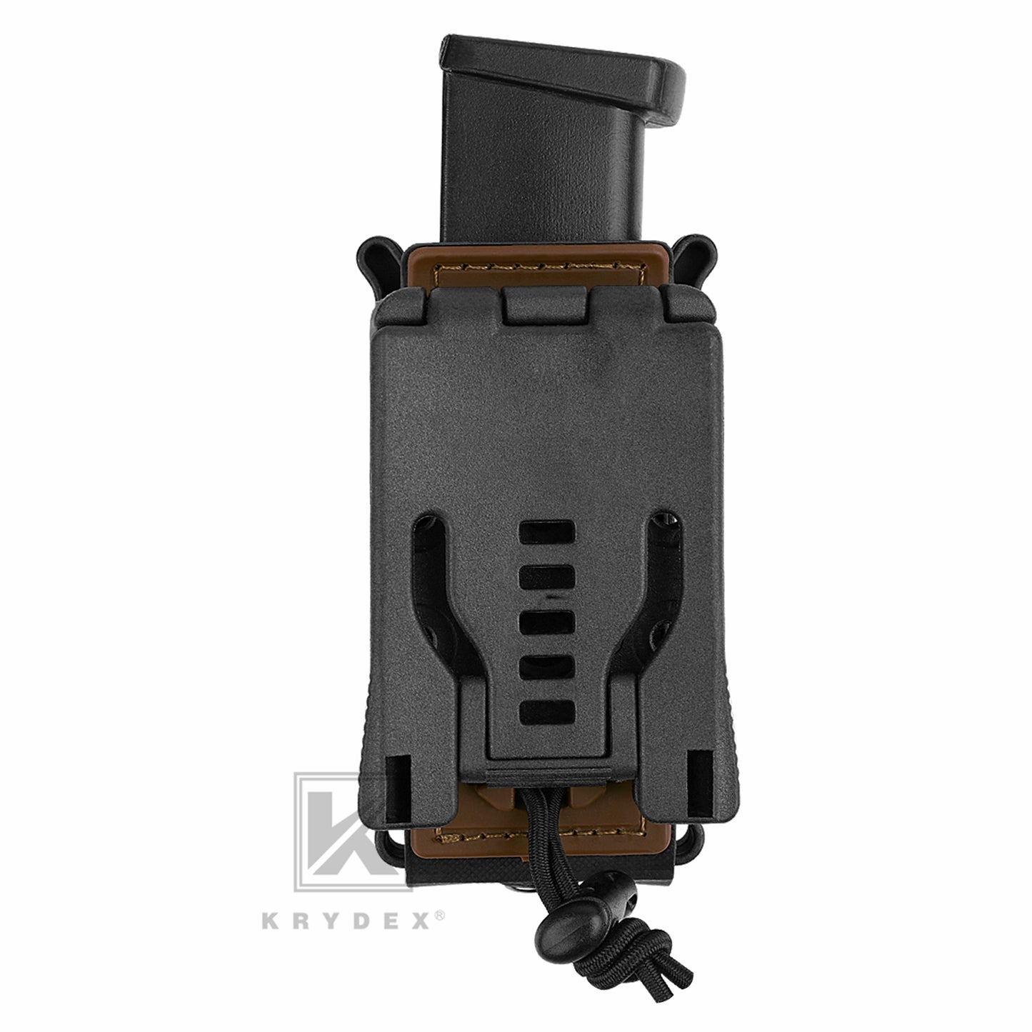 KRYDEX Soft Shell 9mm Pistol Magazine Pouch Mag Carrier with Clip Tall
