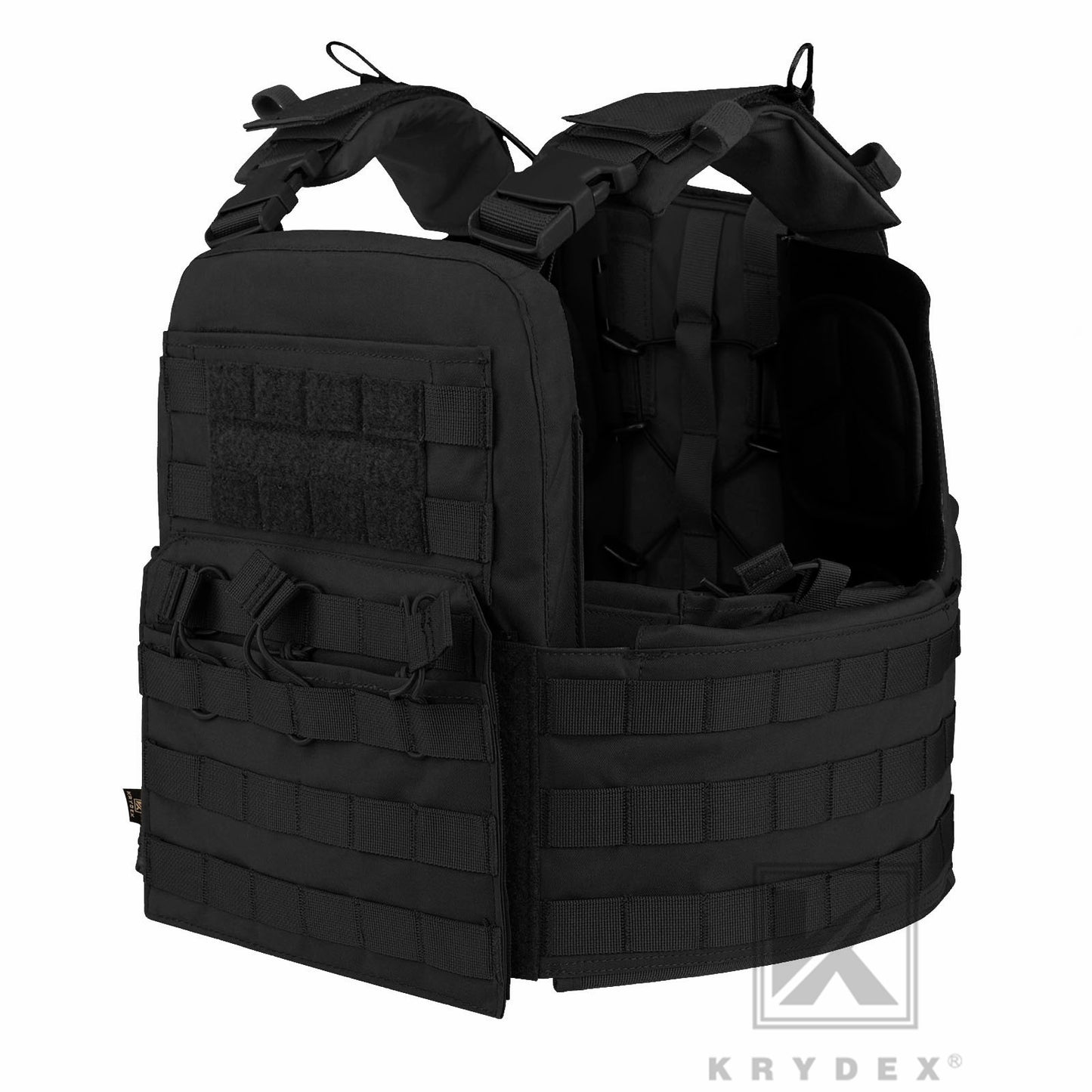 KRYDEX Tactical Plate Carrier Heavy Duty Modular MOLLE Vest