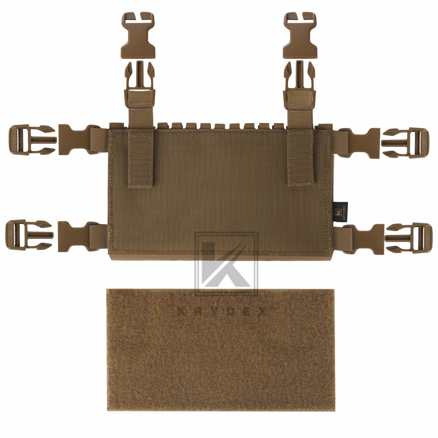 Krydex Tactical MK5 Micro Fight Chassis Laser Cut Chest Rig Lightweight Tactical Vest 5.56 MP7 Magazine Placard