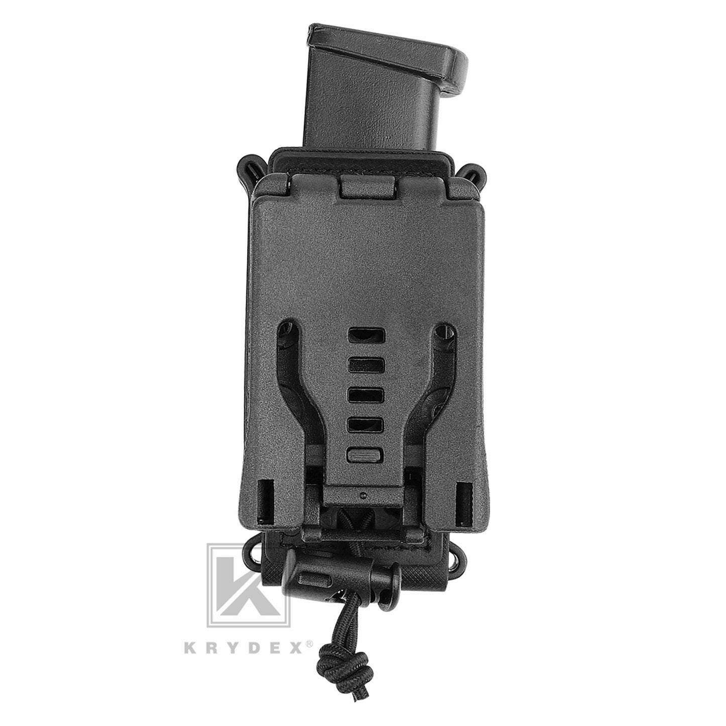 KRYDEX Soft Shell 9mm Pistol Magazine Pouch Mag Carrier with Clip Tall
