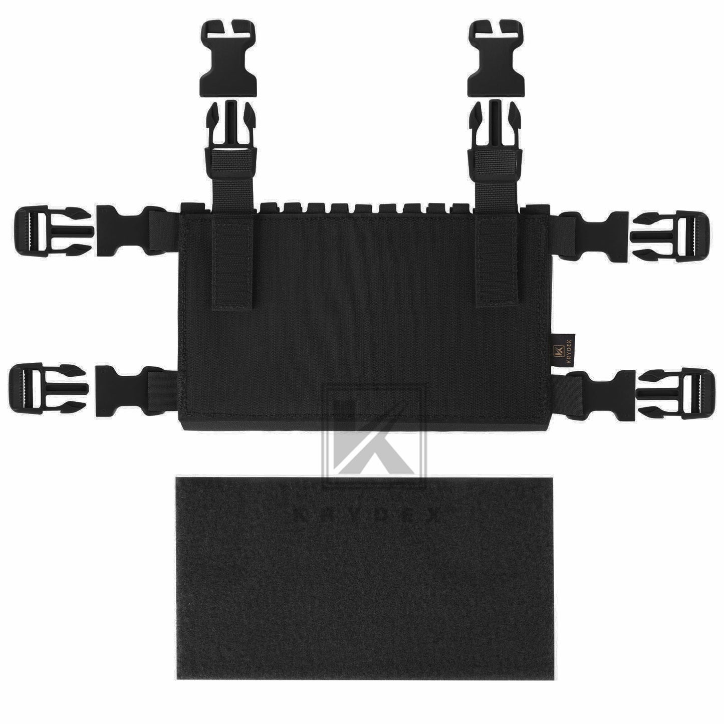 Krydex Tactical MK5 Micro Fight Chassis Laser Cut Chest Rig Lightweight Tactical Vest 5.56 MP7 Magazine Placard