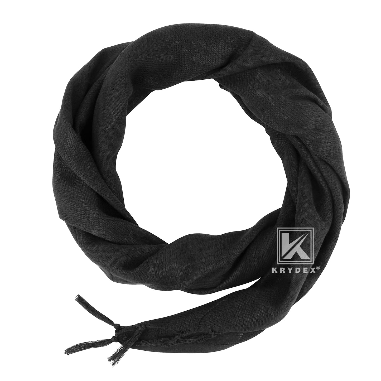 Krydex Tactical Scarf Headwrap Facecover Cotton Shemagh Breathable Balaclava Face Mask Neck Gaiter 43” x 43”