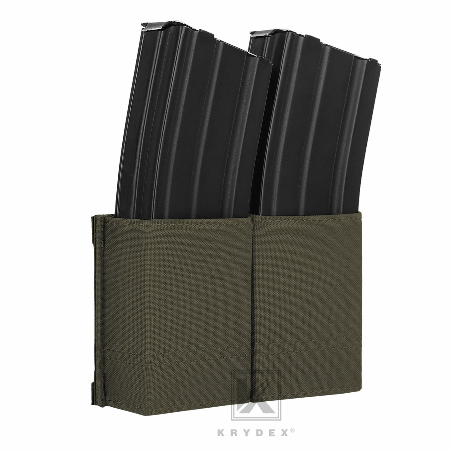 Krydex Tactical 5.56 Double Magazine Pouch M4 Mag Holder Duty Belt & Molle Compatible