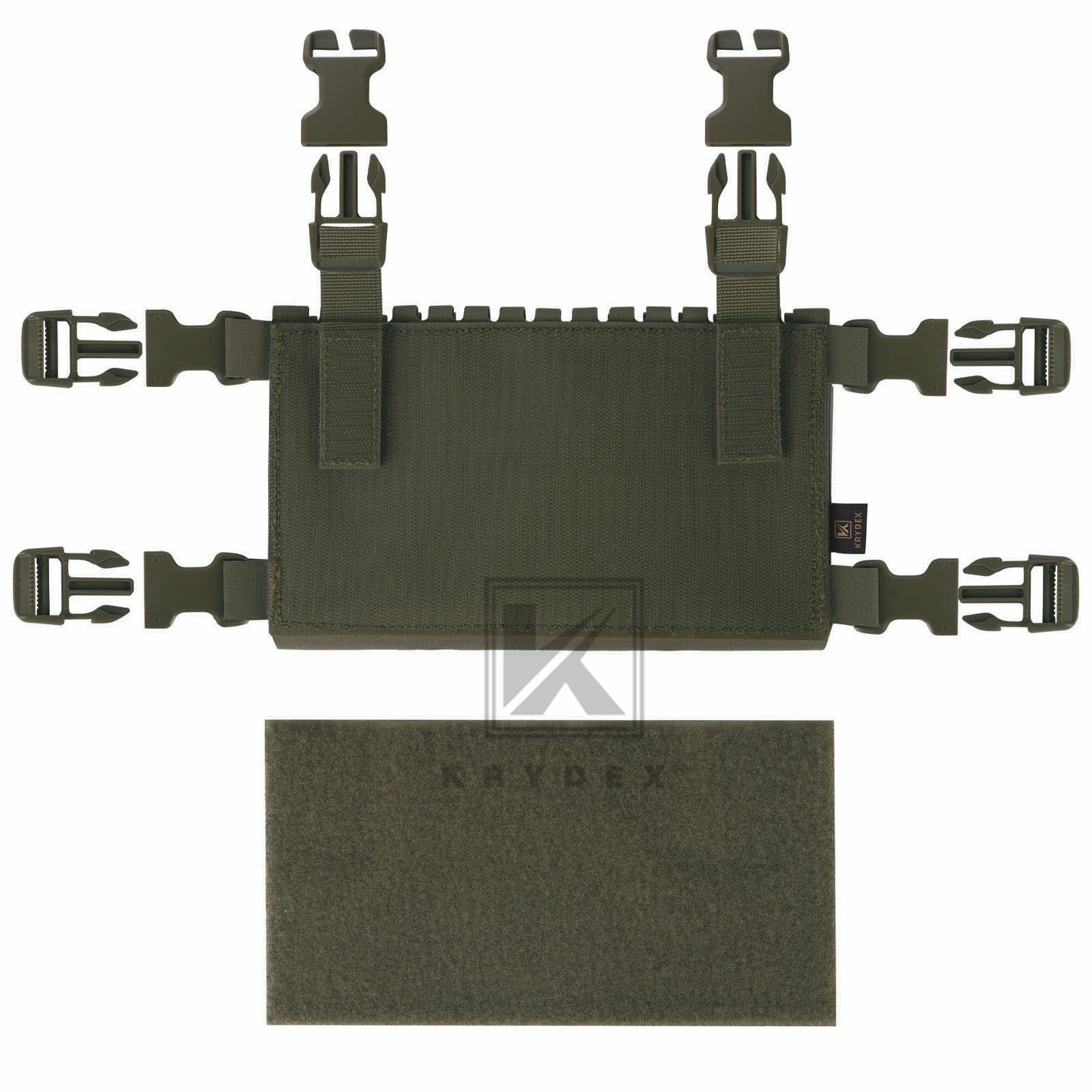 Krydex Tactical MK5 Micro Fight Chassis Laser Cut Chest Rig Lightweight Tactical Vest 5.56 MP7 Magazine Placard