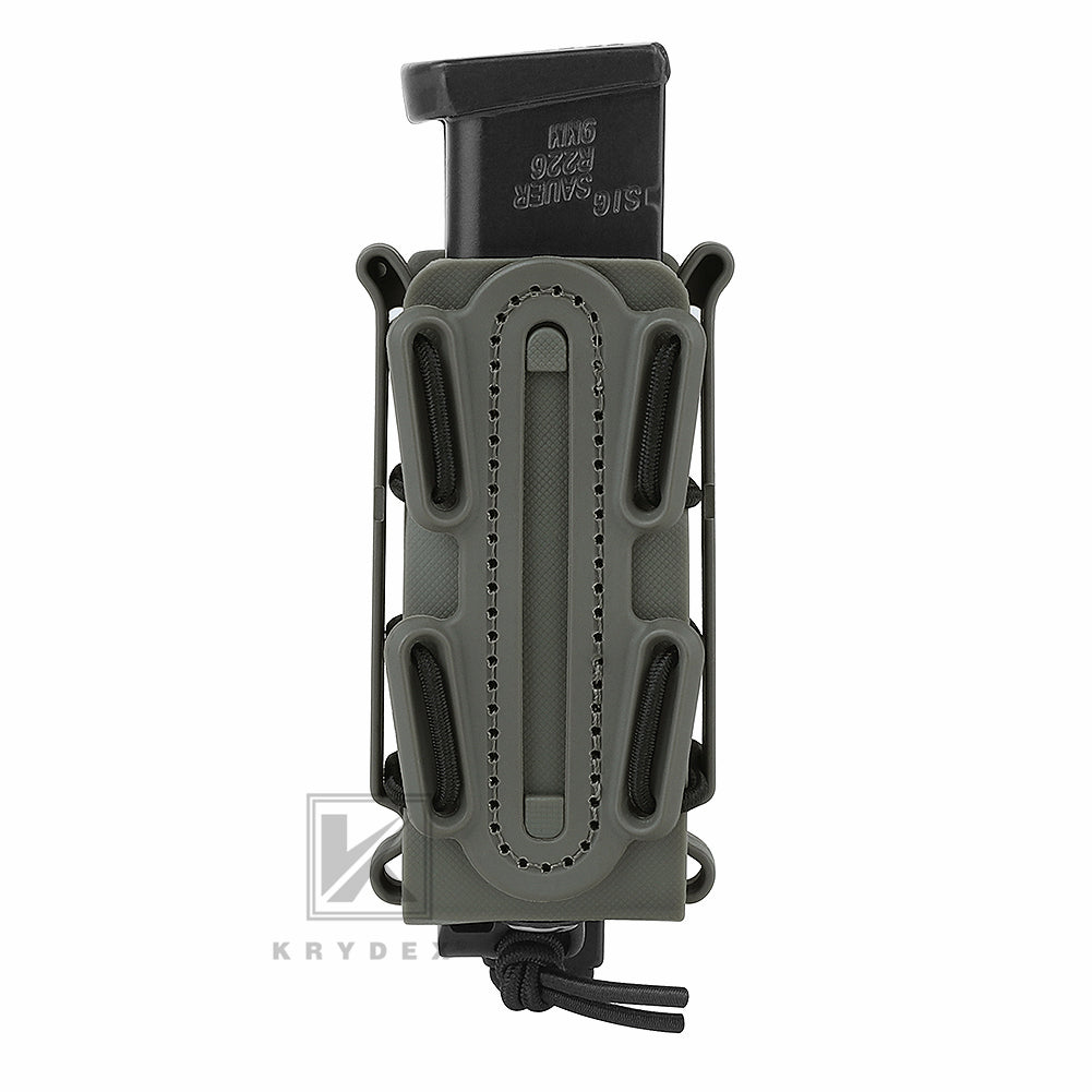 KRYDEX Soft Shell 9mm Pistol Magazine Pouch Mag Carrier with Clip Tall