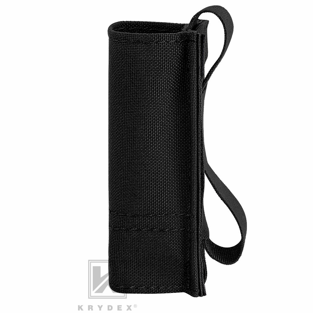 KRYDEX Tactical 9mm Single Pistol Magazine Pouch Mag Holder Duty Belt MOLLE Compatible