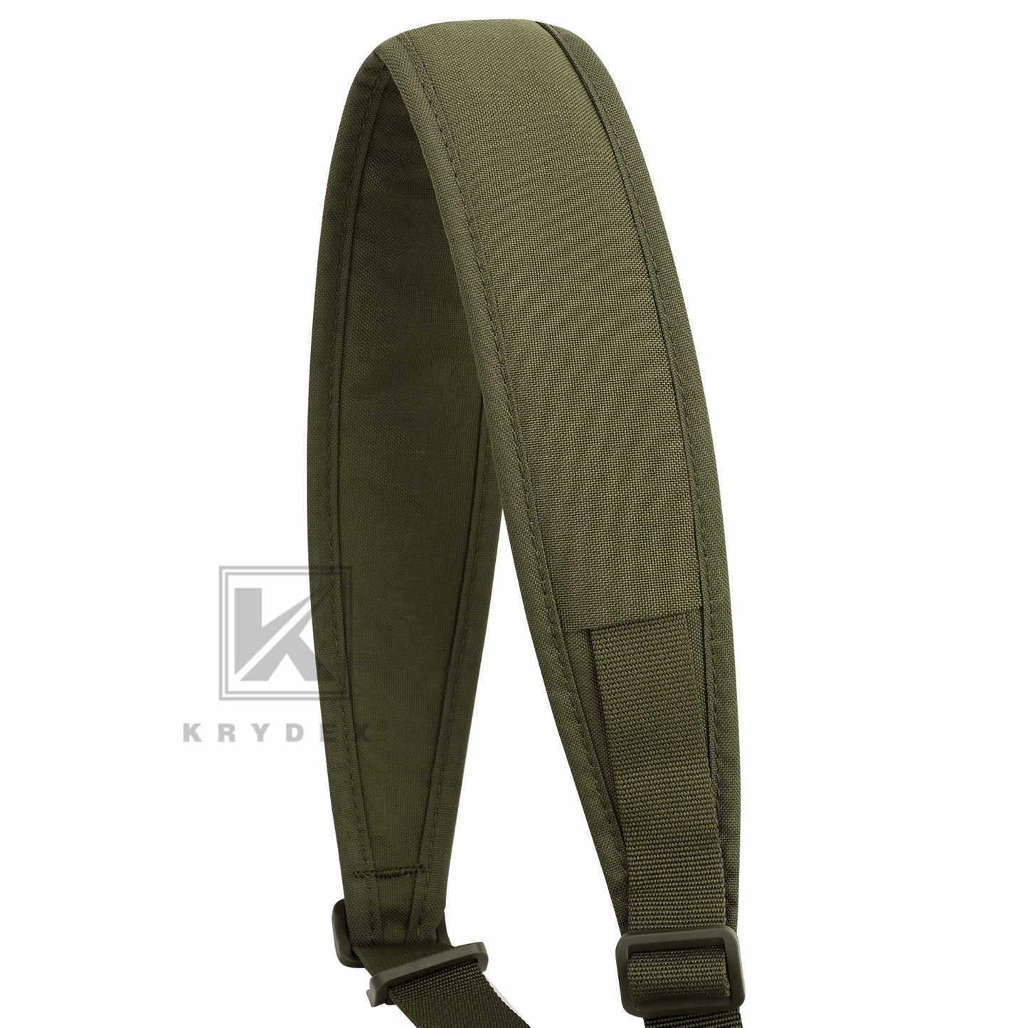 KRYDEX Tactical Rifle Single Point Sling Padded Modular Sub Gun Shoulder Strap Slingster Rapid Adjust