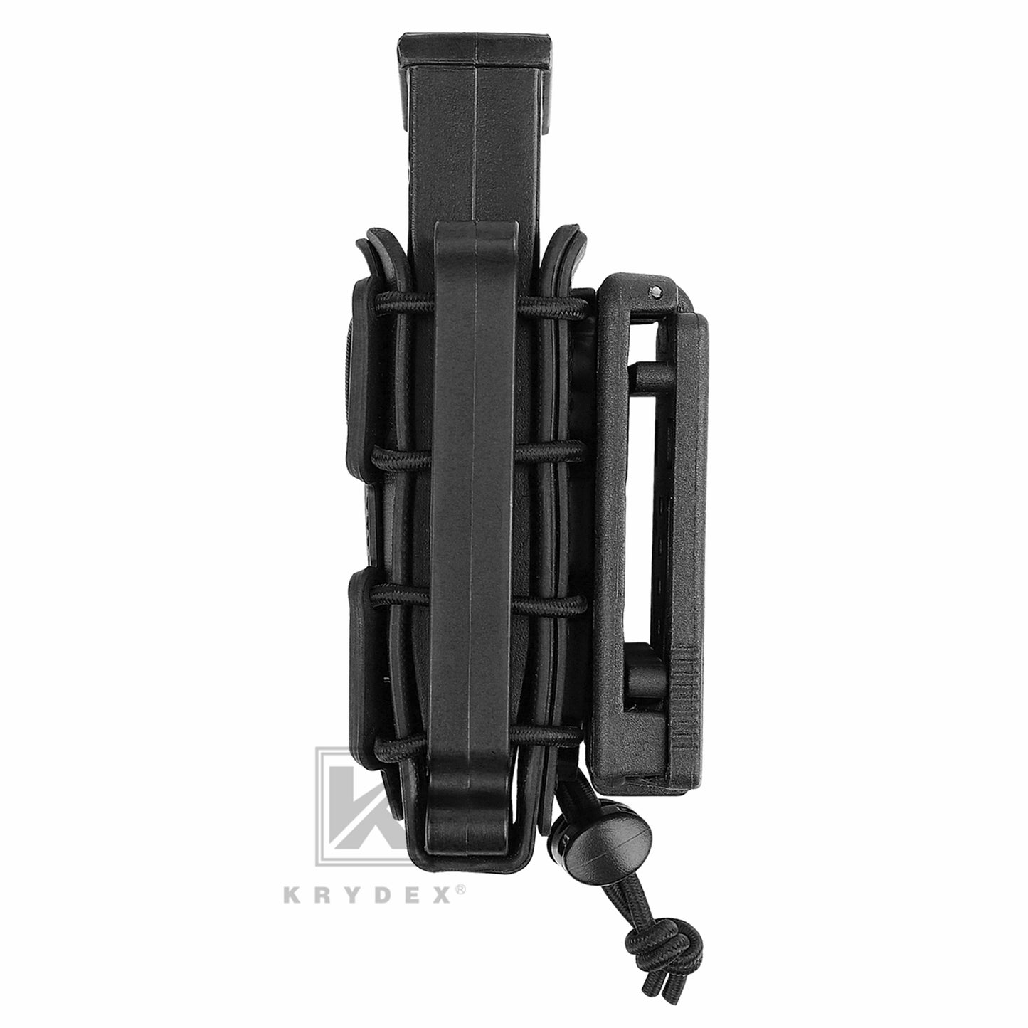 KRYDEX Soft Shell 9mm Pistol Magazine Pouch Mag Carrier with Clip Tall