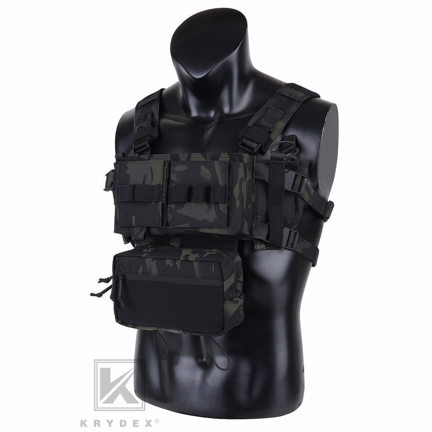 KRYDEX MK3 MK4 Micro Fight Chassis Modular Chest Rig Lightweight Tactical Vest With Magazine Pouches
