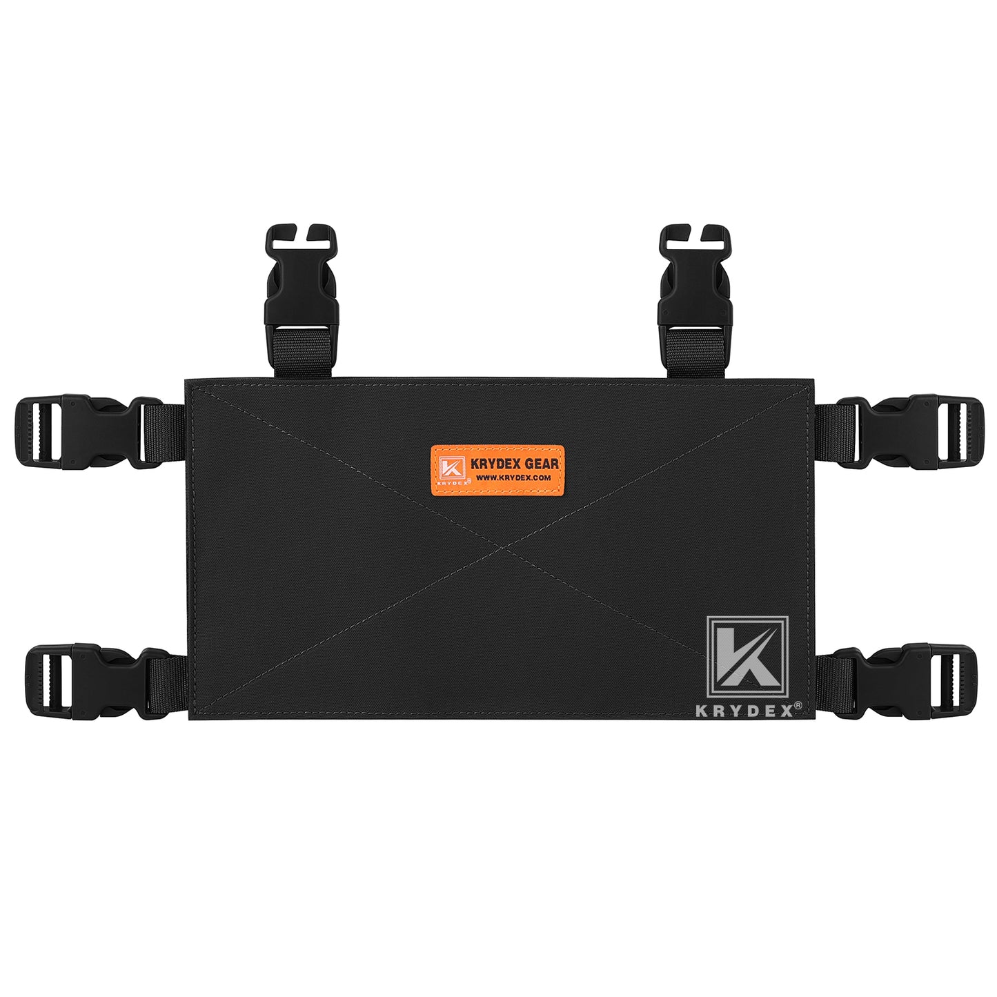 Krydex Tactical Triple 556 Magazine Pouch Placard 3x GP Pouches Detachable Mag Holders for Chest Rig and Vest
