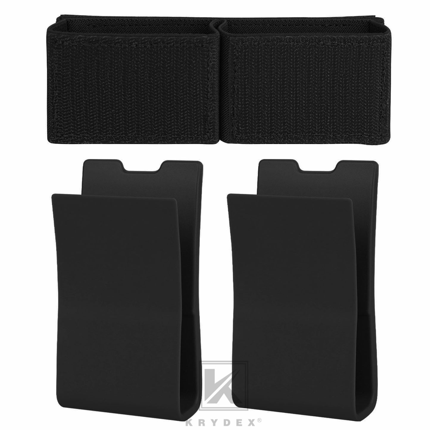 Krydex Tactical 556 Double Mag Insert Magazine Pouch D3CR Chest Rig MK3 Tactical Vest Placard Kangaroo