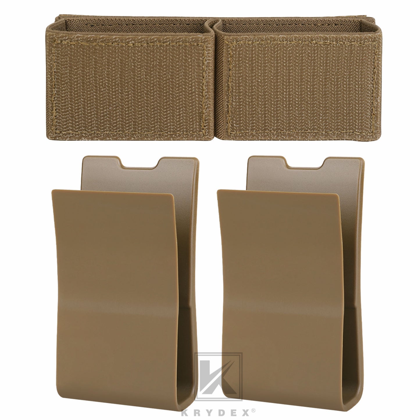 Krydex Tactical 556 Double Mag Insert Magazine Pouch D3CR Chest Rig MK3 Tactical Vest Placard Kangaroo