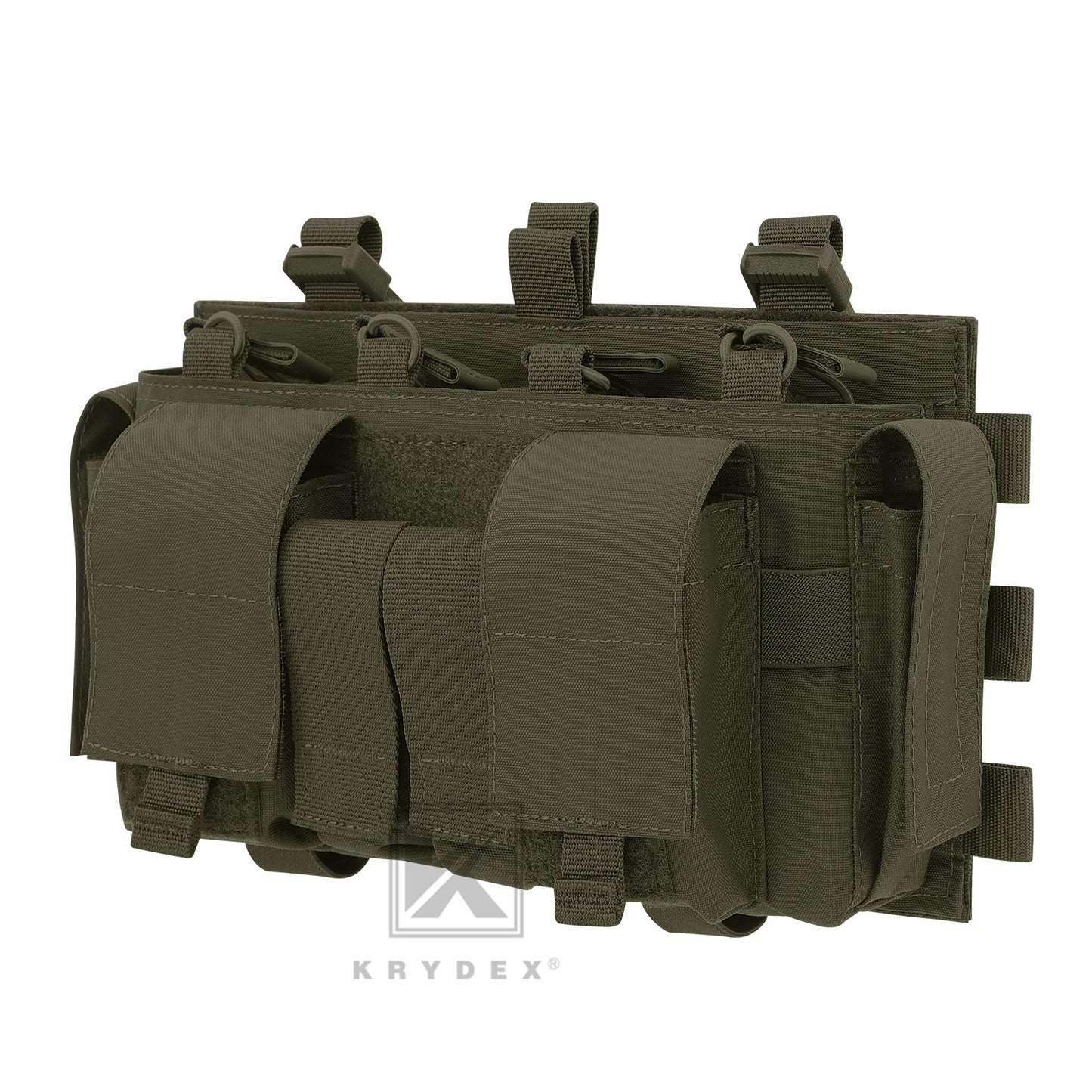 KRYDEX Tactical MF IV Placard 556 & 9mm Magazine Pouch for SCARAB Plate Carrier Vest
