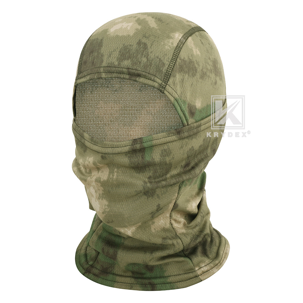 Krydex Tactical Face Mask Balaclava Camouflage Full Head Wrap Quick Dry Neck Gaiter UV Protection Hood for Motorcycle Cycling Hiking Hunting