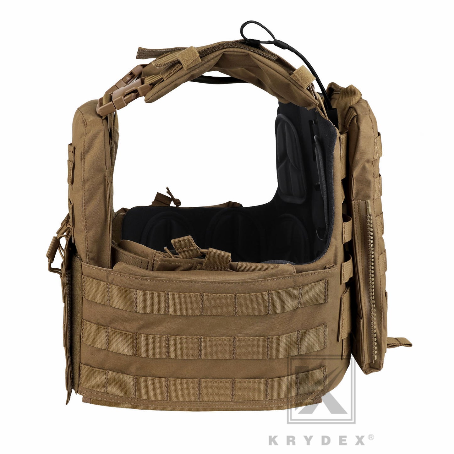 KRYDEX Tactical Plate Carrier Heavy Duty Modular MOLLE Vest