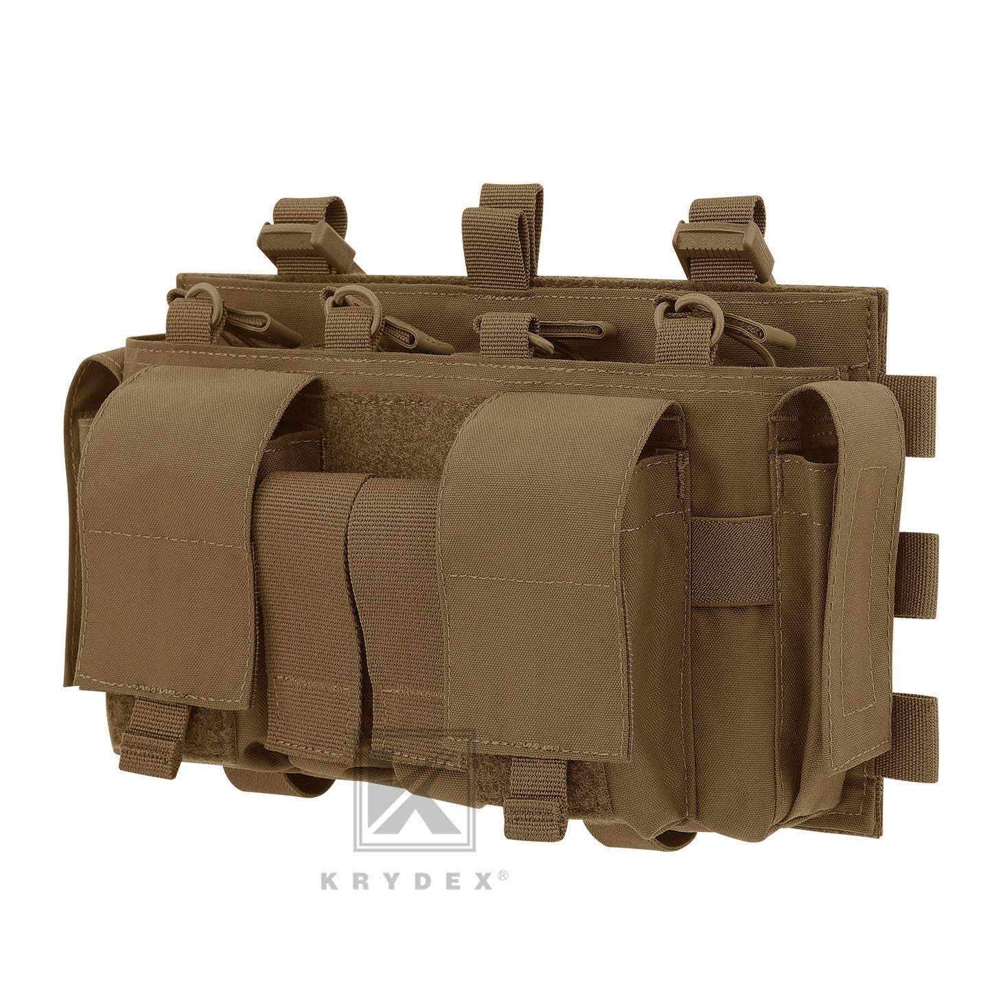 KRYDEX Tactical MF IV Placard 556 & 9mm Magazine Pouch for SCARAB Plate Carrier Vest