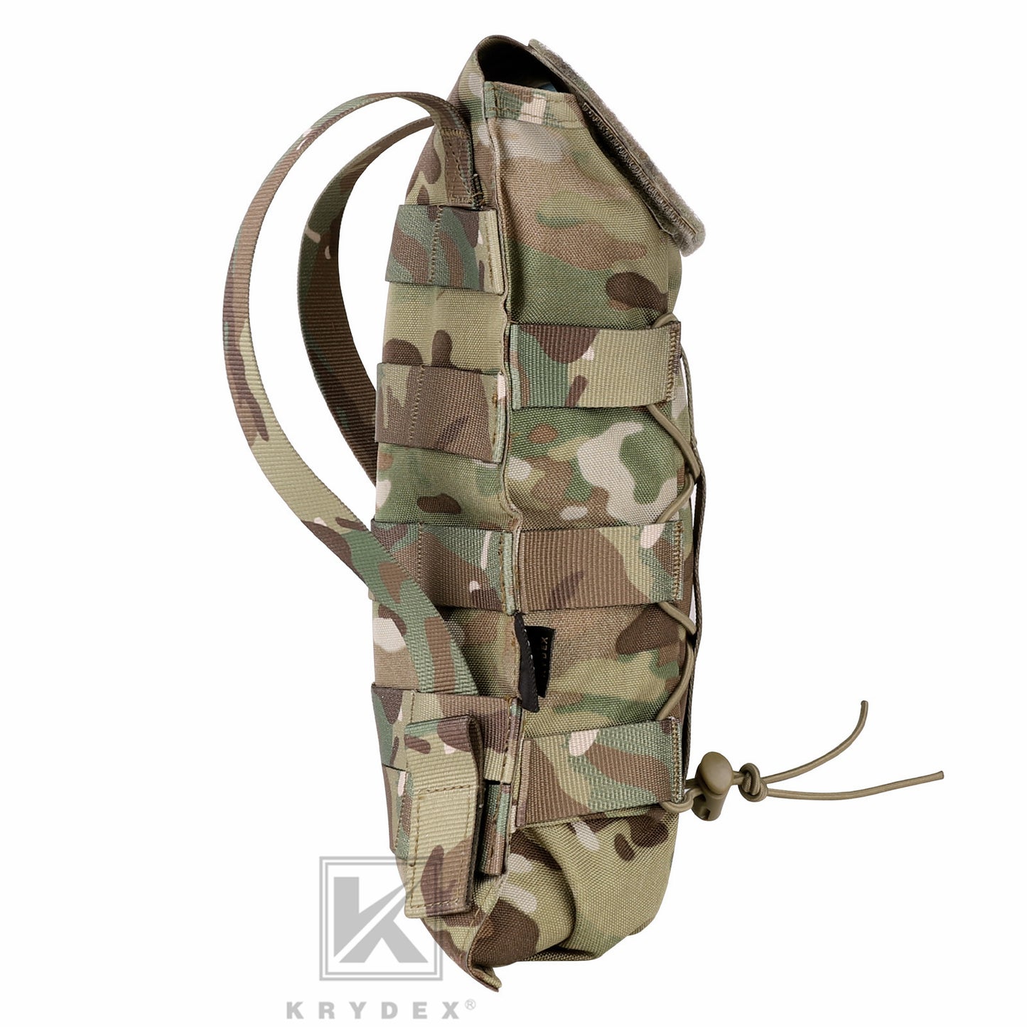 Krydex Tactical 50 oz Hydration Carrier MOLLE Pack Modular Water Bladder Pouch
