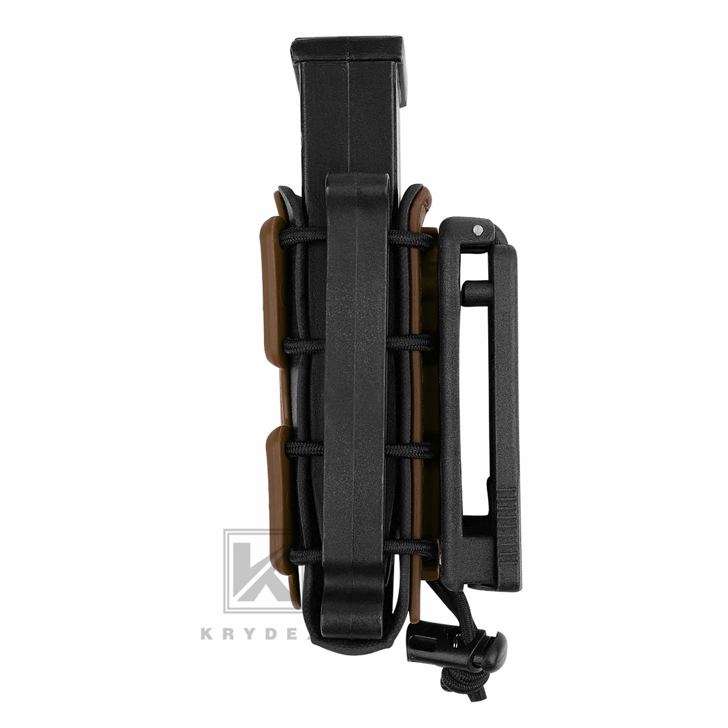KRYDEX Soft Shell 9mm Pistol Magazine Pouch Mag Carrier with Clip Tall