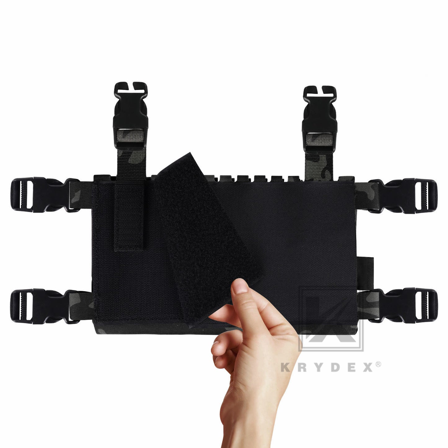 Krydex Tactical MK5 Micro Fight Chassis Laser Cut Chest Rig Lightweight Tactical Vest 5.56 MP7 Magazine Placard