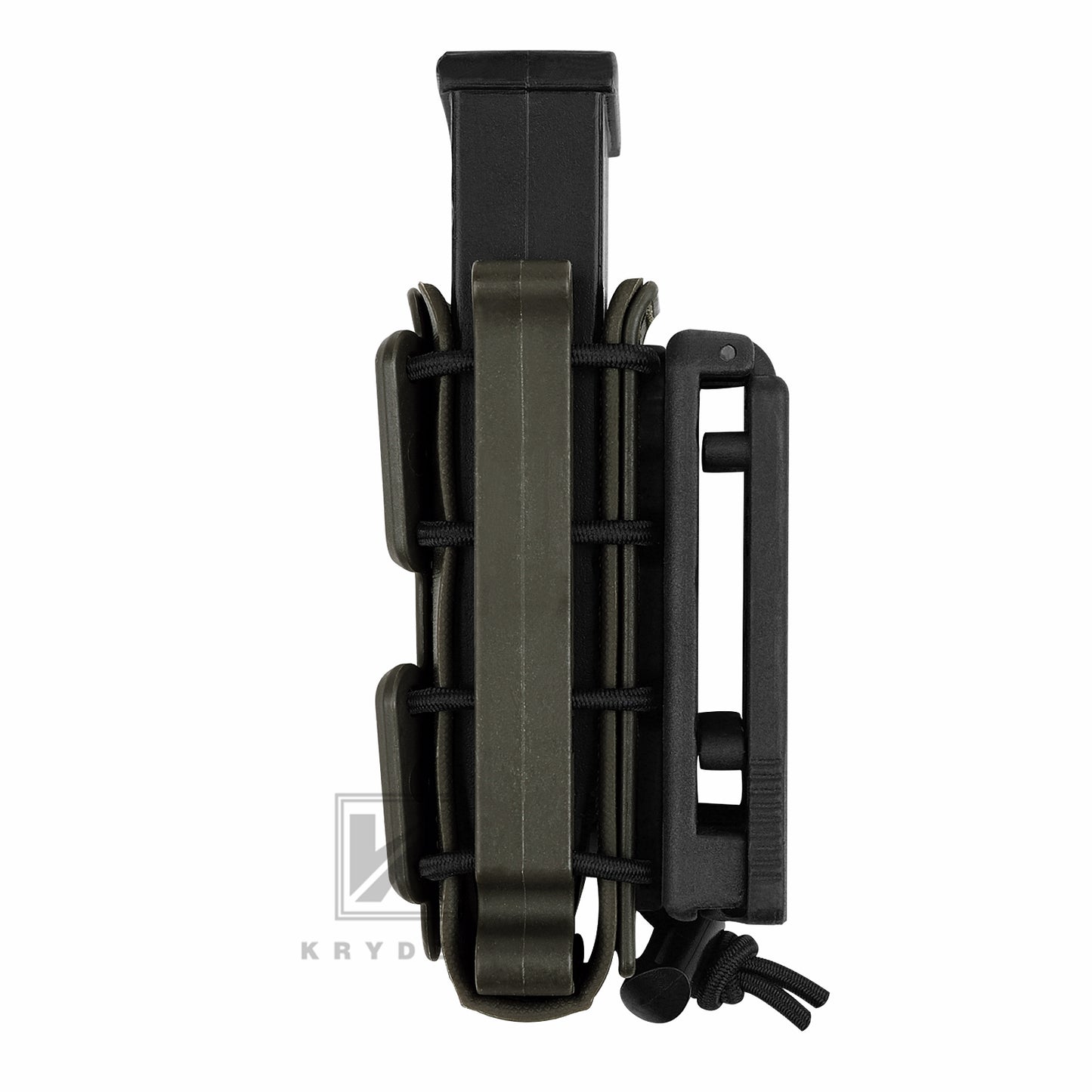 KRYDEX Soft Shell 9mm Pistol Magazine Pouch Mag Carrier with Clip Tall
