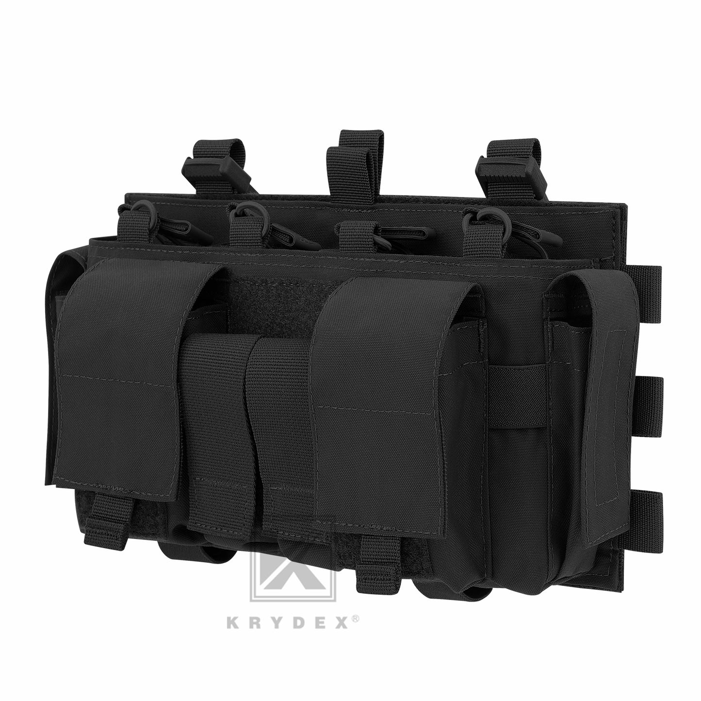 KRYDEX Tactical MF IV Placard 556 & 9mm Magazine Pouch for SCARAB Plate Carrier Vest