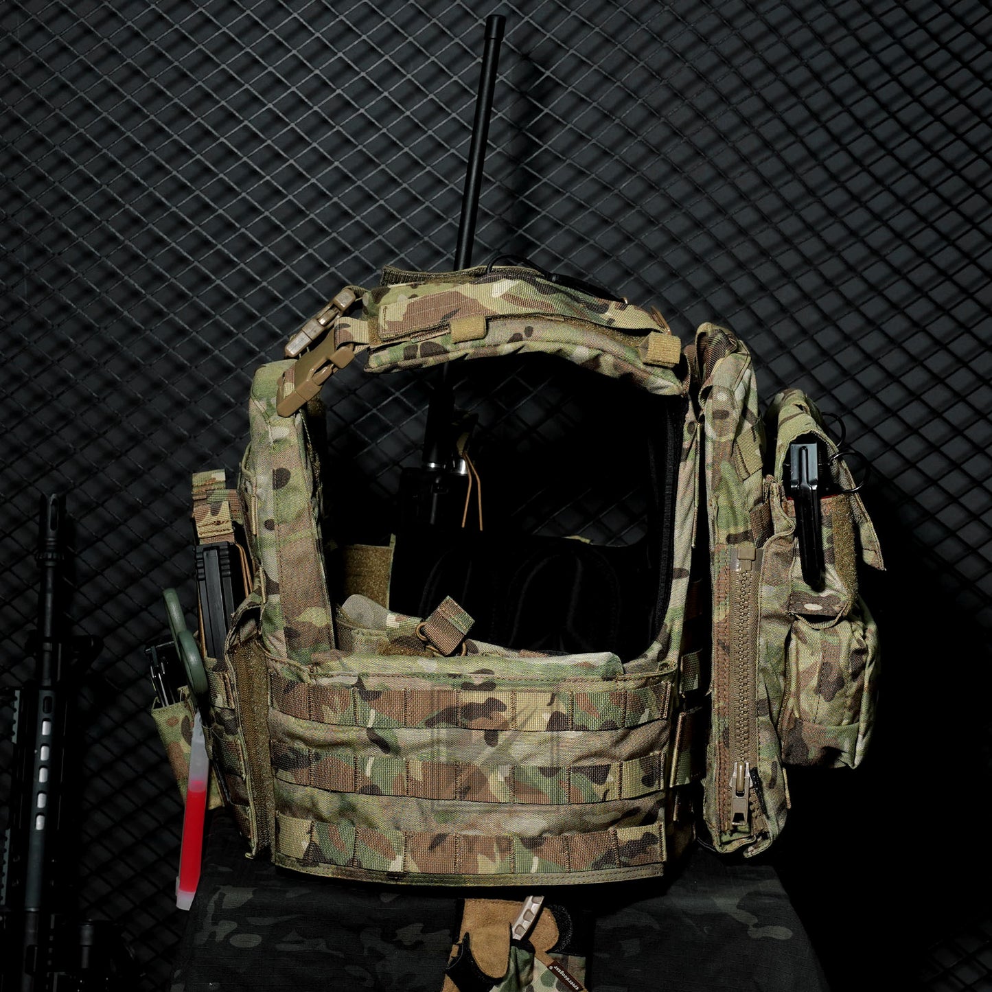KRYDEX Tactical Plate Carrier Heavy Duty Modular MOLLE Vest