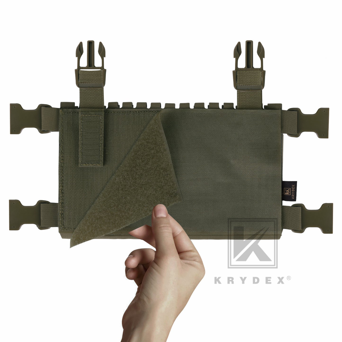 Krydex Tactical MK5 Micro Fight Chassis Laser Cut Chest Rig Lightweight Tactical Vest 5.56 MP7 Magazine Placard
