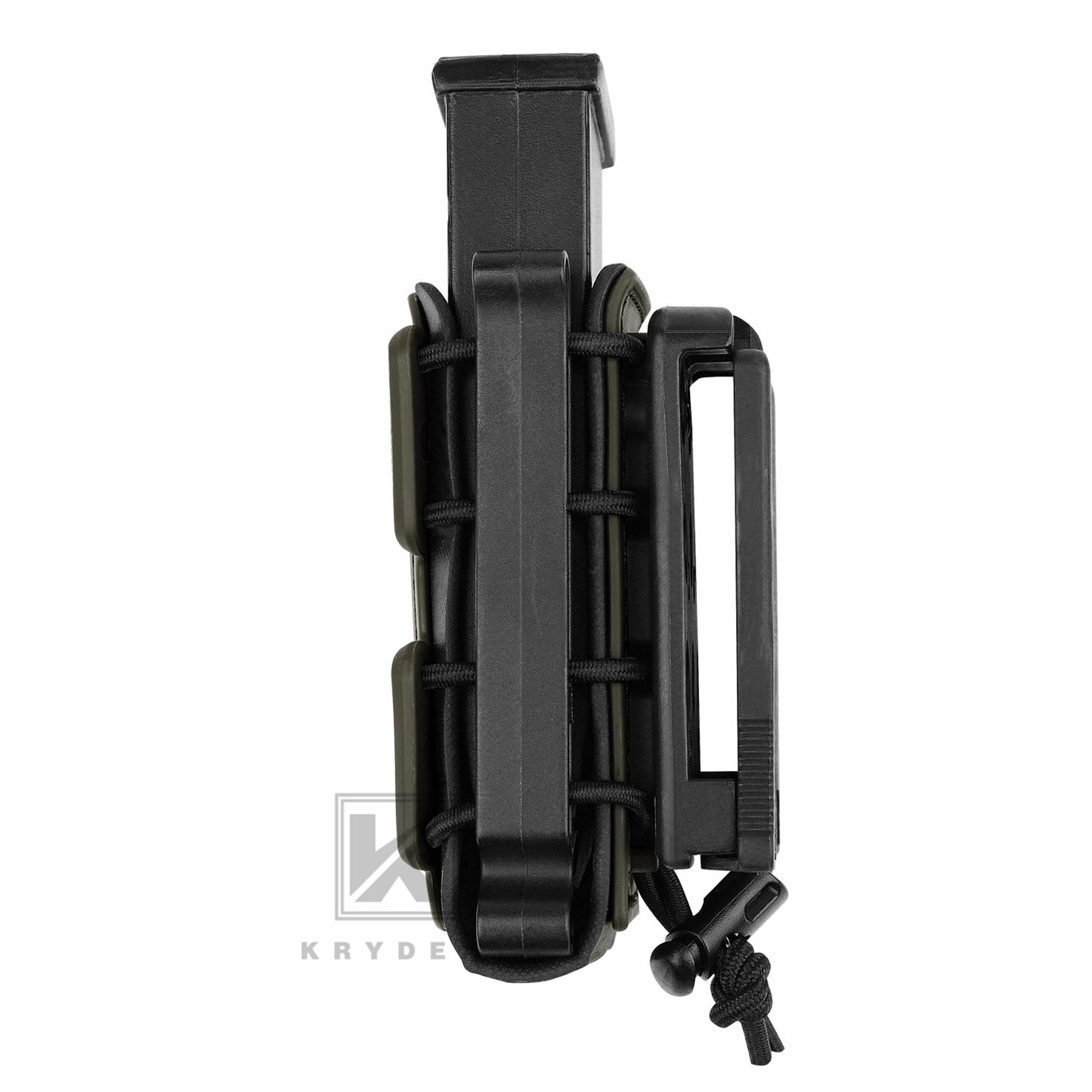 KRYDEX Soft Shell 9mm Pistol Magazine Pouch Mag Carrier with Clip Tall