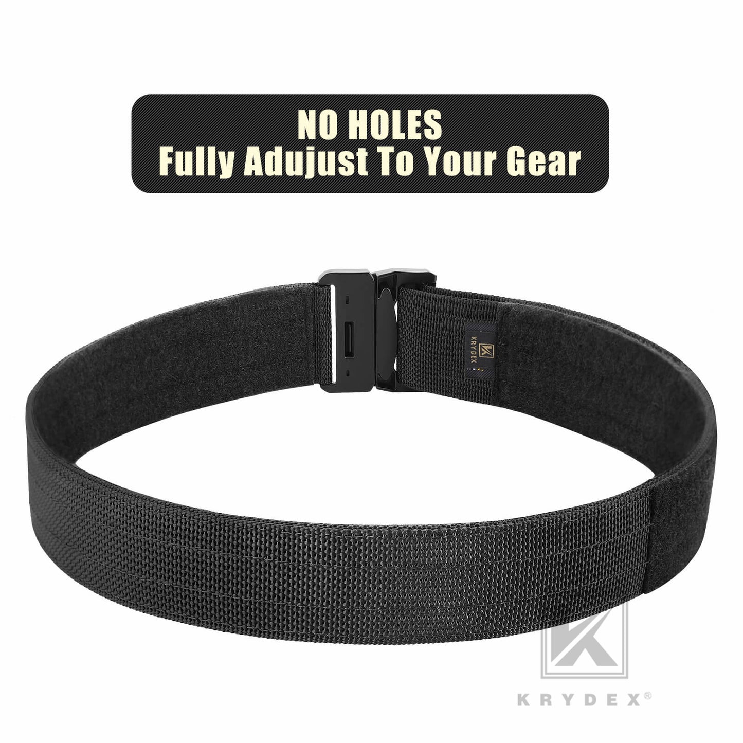 KRYDEX Quick Release 1.5" Tactical Heavy Duty Belt 2-Ply Nylon T-Buckle