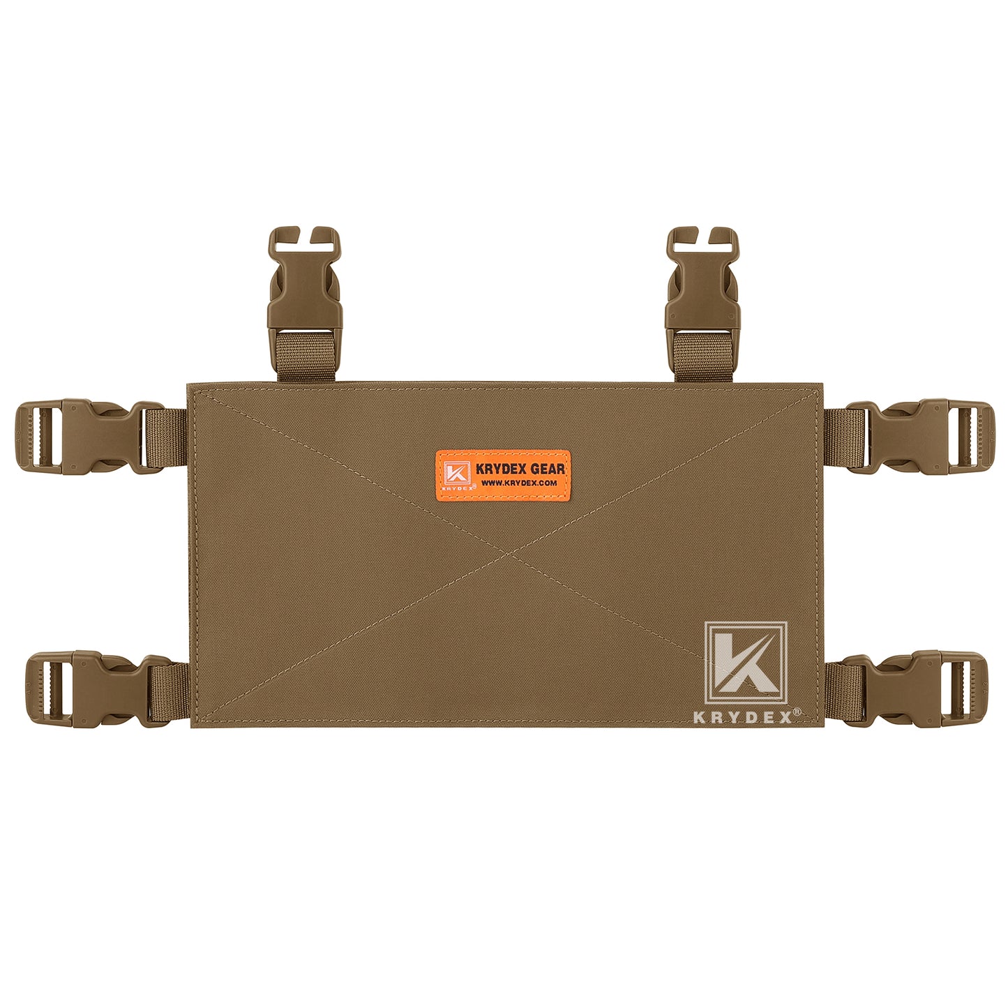 Krydex Tactical Triple 556 Magazine Pouch Placard 3x GP Pouches Detachable Mag Holders for Chest Rig and Vest