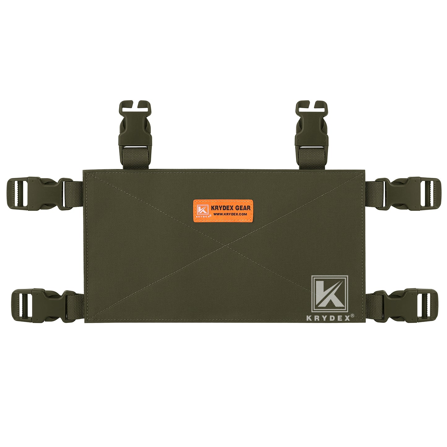 Krydex Tactical Triple 556 Magazine Pouch Placard 3x GP Pouches Detachable Mag Holders for Chest Rig and Vest