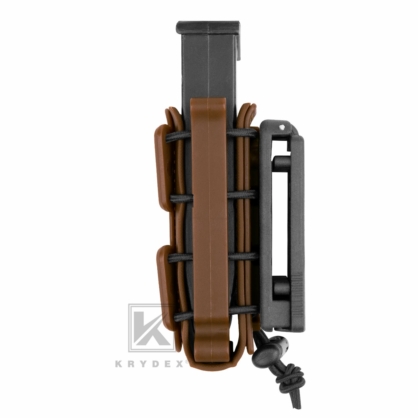 KRYDEX Soft Shell 9mm Pistol Magazine Pouch Mag Carrier with Clip Tall