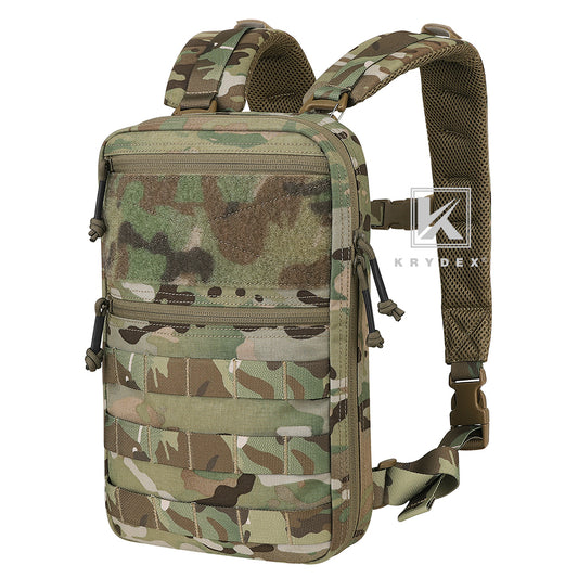 Krydex Tactical Hydration Pack 1.5L 50oz Water Bladder Carrier MOLLE for vest Hydro Backpack