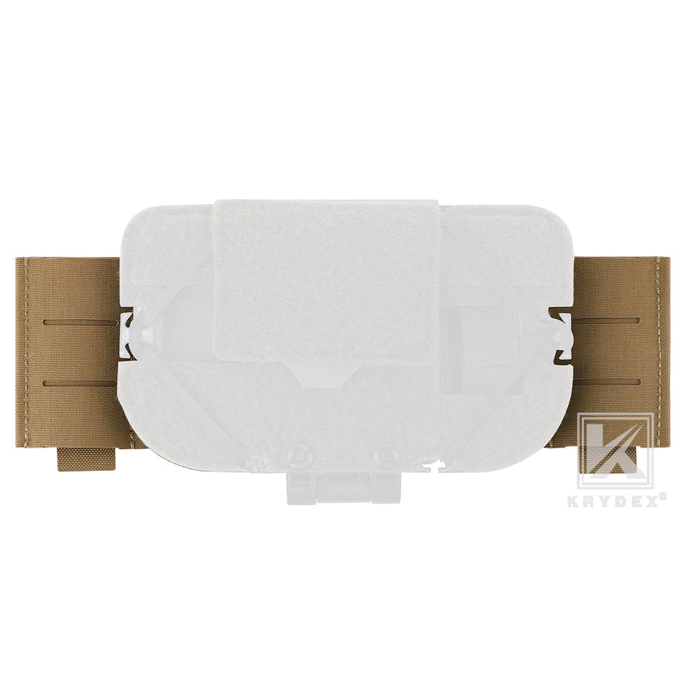 Krydex Tactical Chest Rig MOLLE Panel Front Chest Holder Bridge Phone Mount for D3CR MK3 MK4 UW SOP Rigs