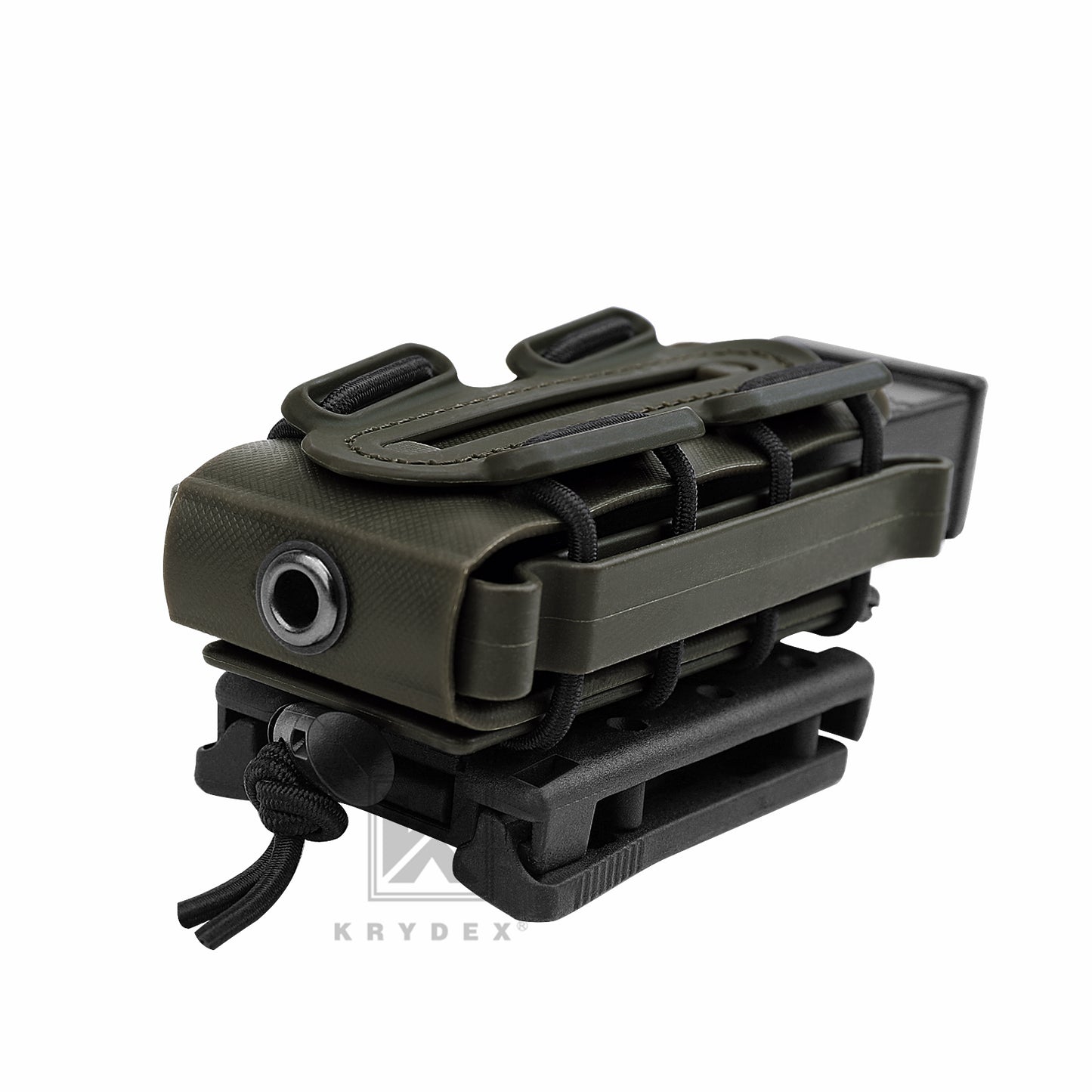 KRYDEX Soft Shell 9mm Pistol Magazine Pouch Mag Carrier with Clip Tall