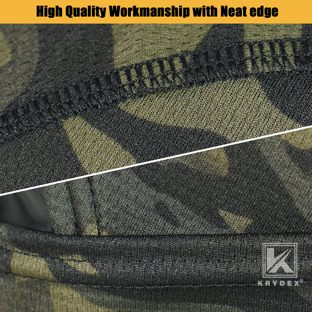 Krydex Tactical Face Mask Balaclava Camouflage Full Head Wrap Quick Dry Neck Gaiter UV Protection Hood for Motorcycle Cycling Hiking Hunting