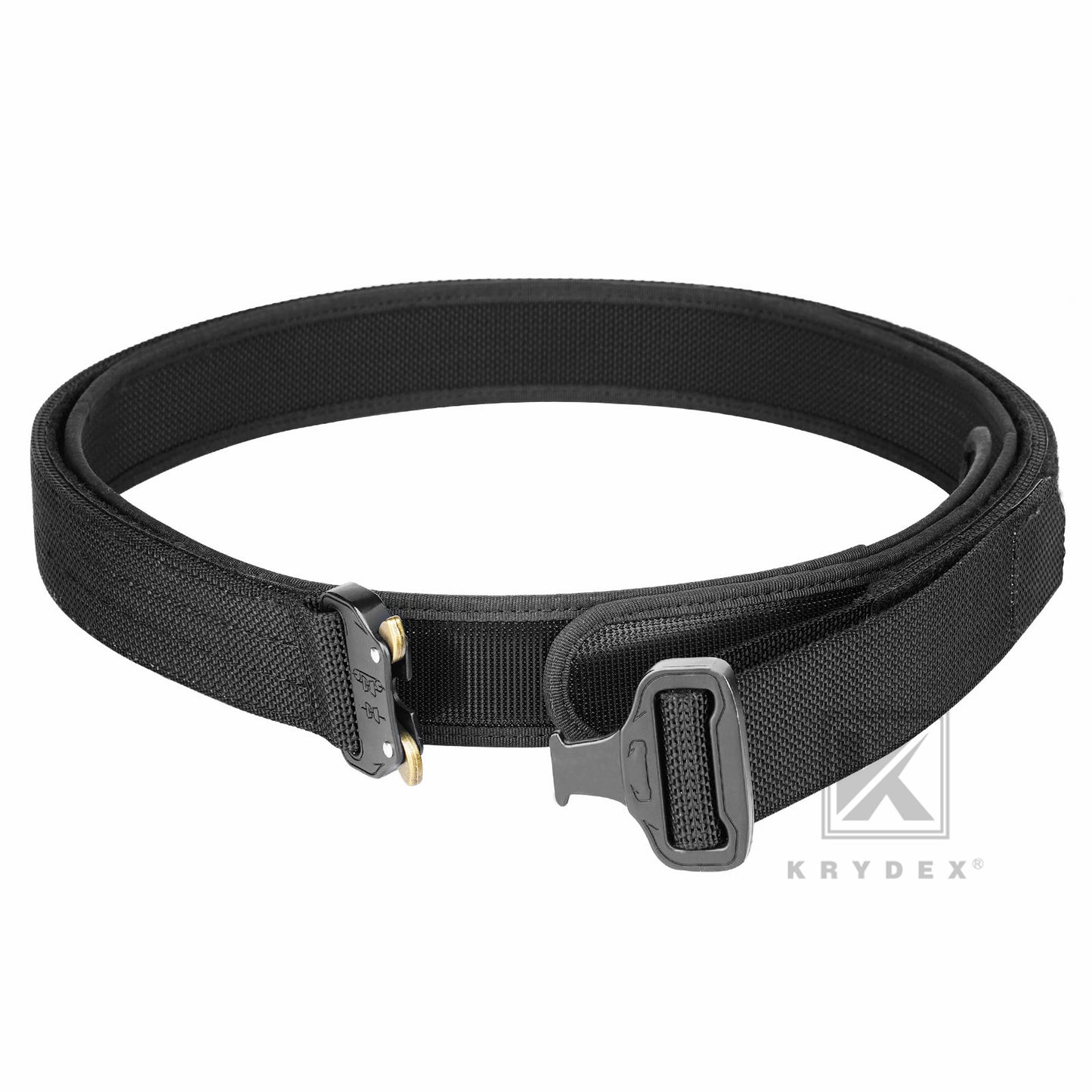 Krydex Tactical Inner Belt Injection Hook Liner Duty Belt 1.5” Black 3.8cm Large Size