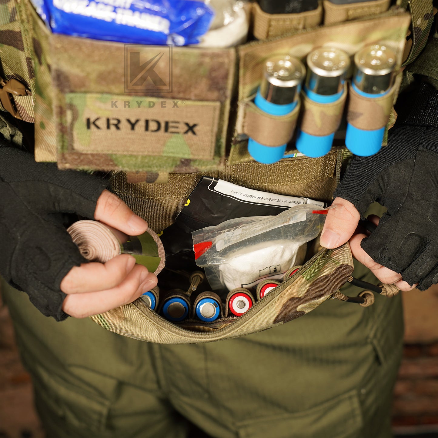 KRYDEX MK3 MK4 Micro Fight Chassis Modular Chest Rig Lightweight Tactical Vest With Magazine Pouches