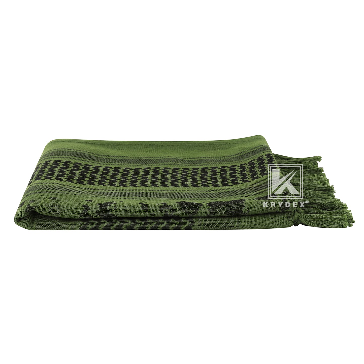 Krydex Tactical Scarf Headwrap Facecover Cotton Shemagh Breathable Balaclava Face Mask Neck Gaiter 43” x 43”