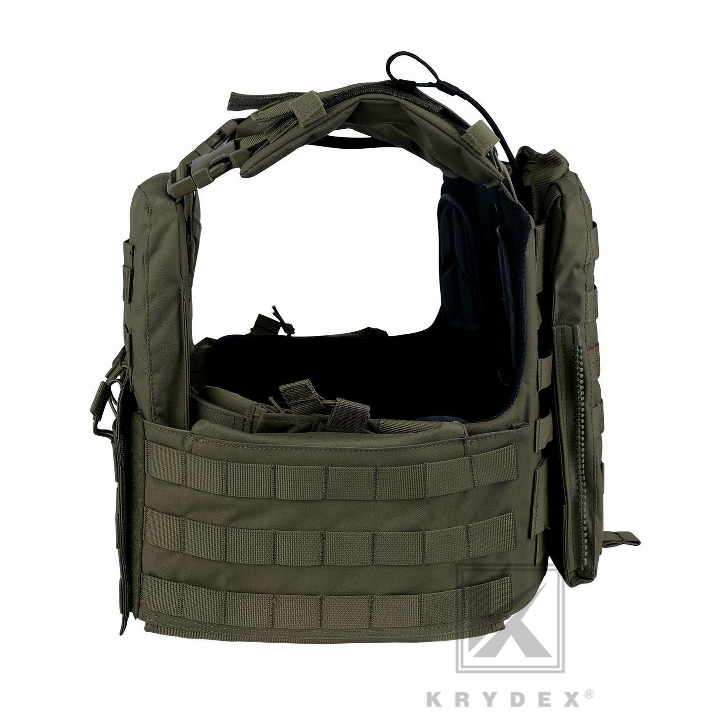 KRYDEX Tactical Plate Carrier Heavy Duty Modular MOLLE Vest