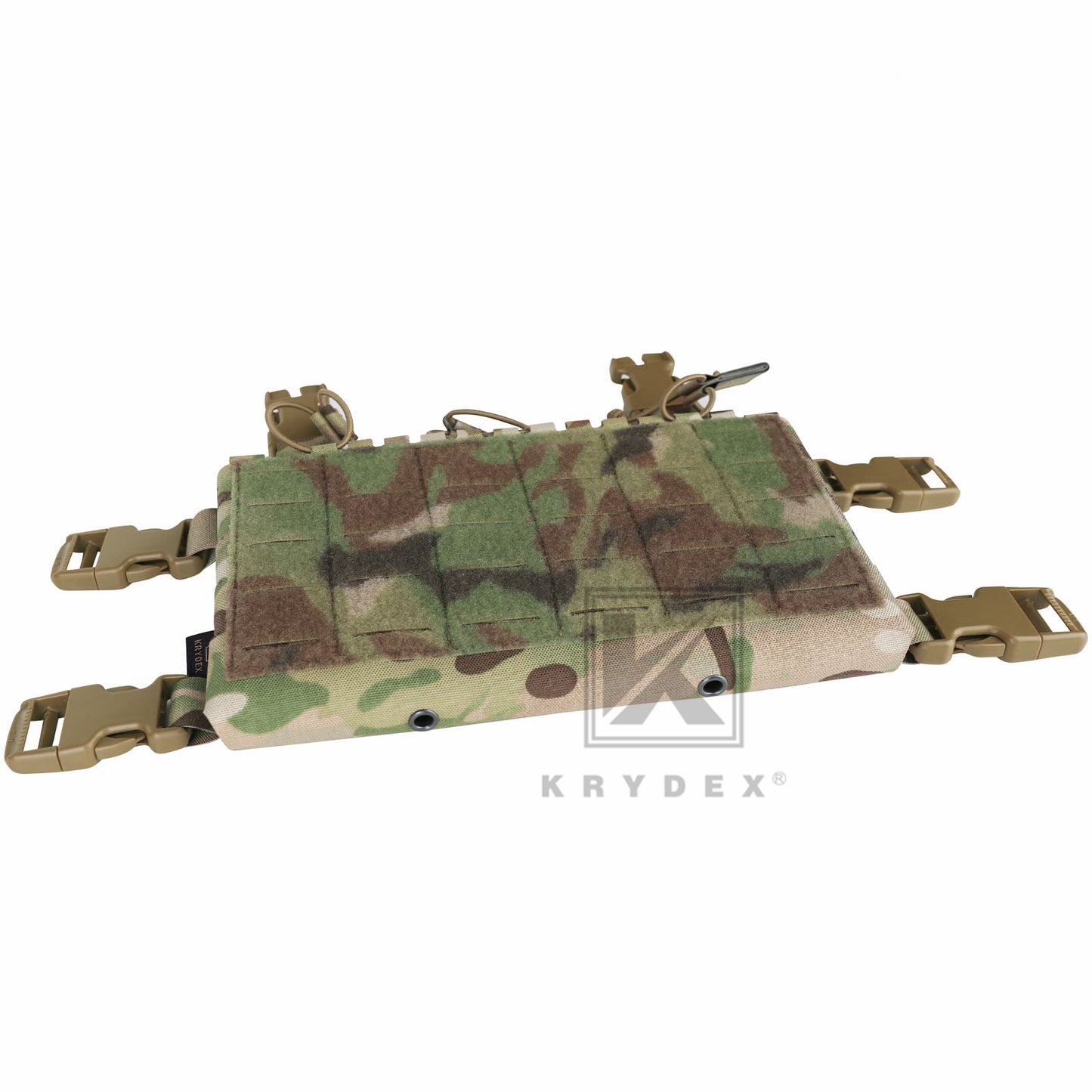 Krydex Tactical MK5 Micro Fight Chassis Laser Cut Chest Rig Lightweight Tactical Vest 5.56 MP7 Magazine Placard