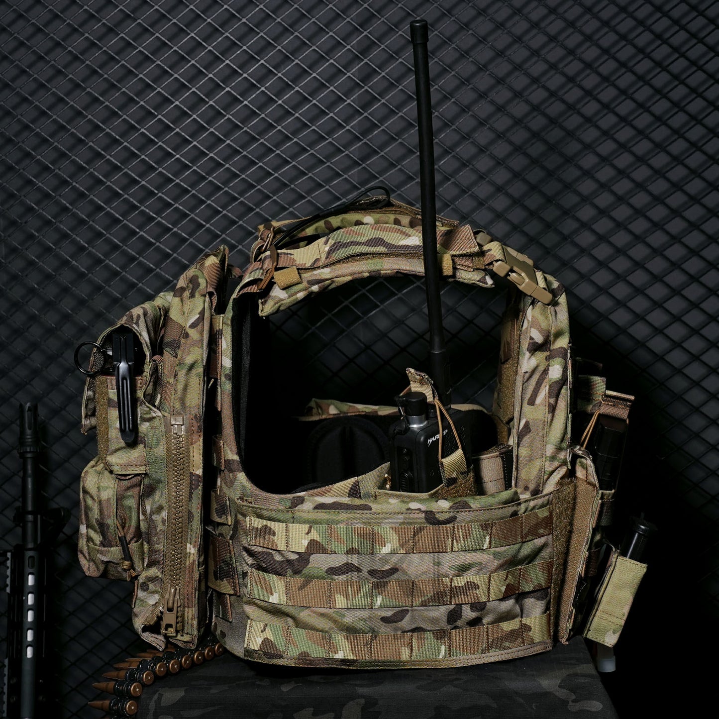 KRYDEX Tactical Plate Carrier Heavy Duty Modular MOLLE Vest
