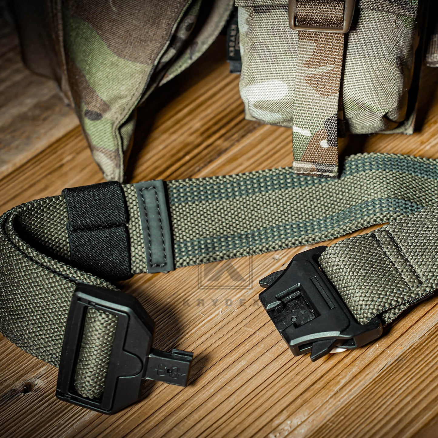 KRYDEX Tactical Leg Strap Magnet Quick Release 1.5" Elastic Thigh Strap Drop Holster
