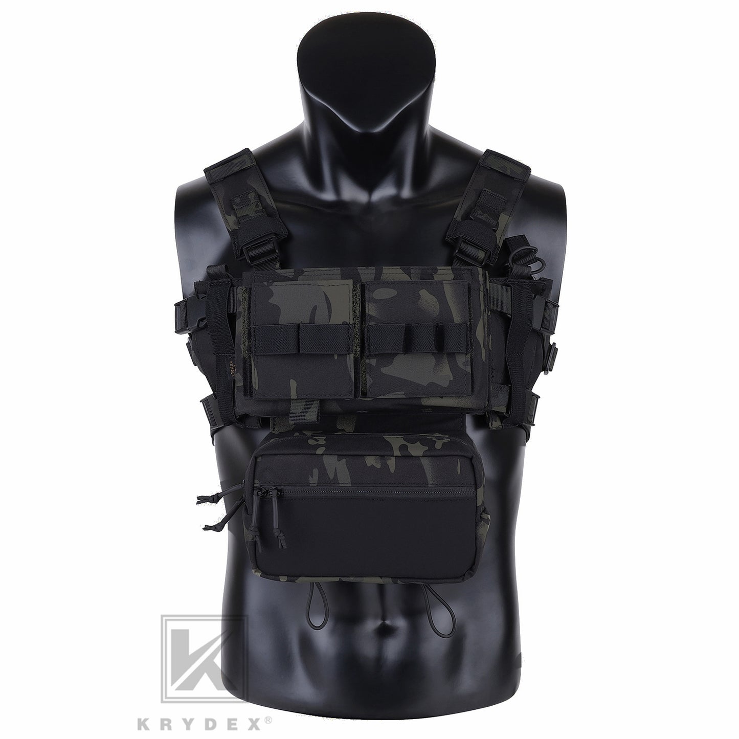 KRYDEX MK3 MK4 Micro Fight Chassis Modular Chest Rig Lightweight Tactical Vest With Magazine Pouches