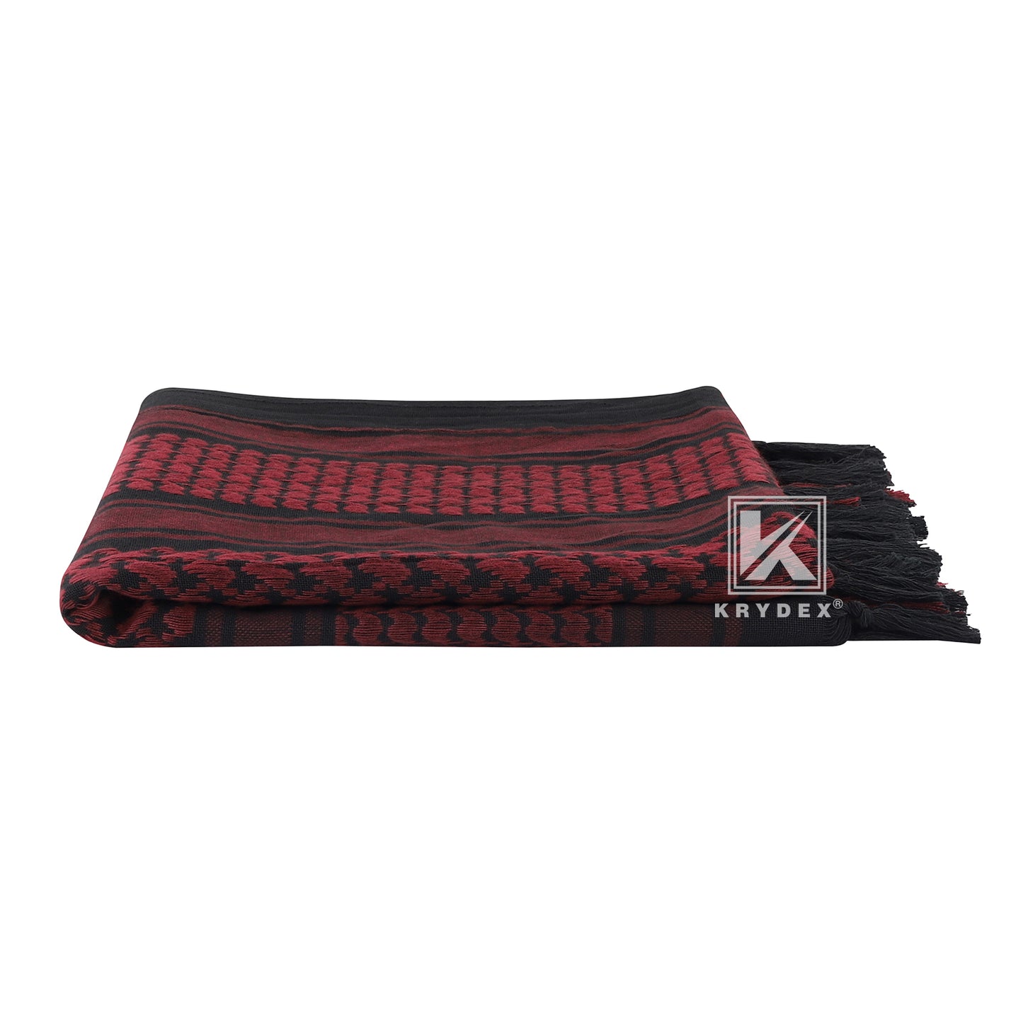 Krydex Tactical Scarf Headwrap Facecover Cotton Shemagh Breathable Balaclava Face Mask Neck Gaiter 43” x 43”