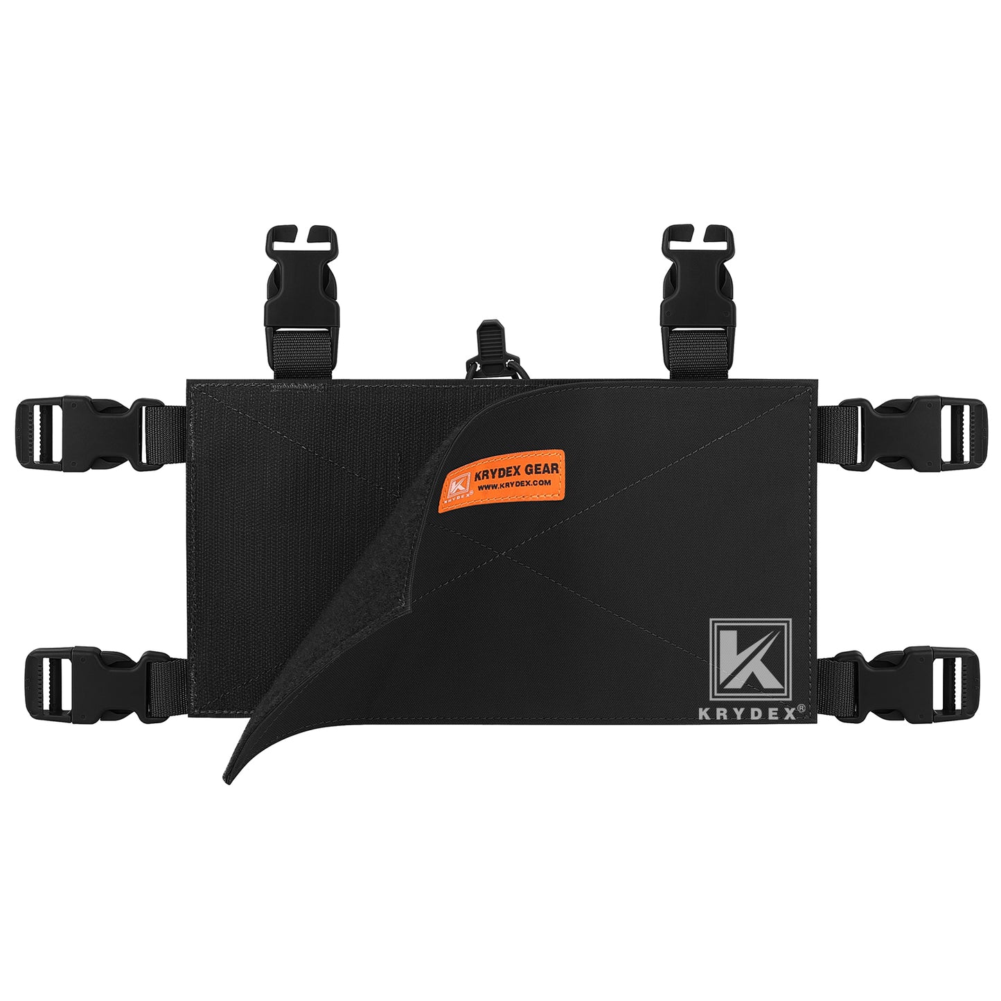 Krydex Tactical Triple 556 Magazine Pouch Placard 3x GP Pouches Detachable Mag Holders for Chest Rig and Vest