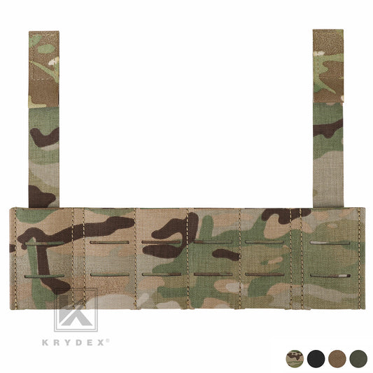 Krydex Tactical Chest Rig MOLLE Panel Front Chest Holder Bridge Phone Mount for D3CR MK3 MK4 UW SOP Rigs