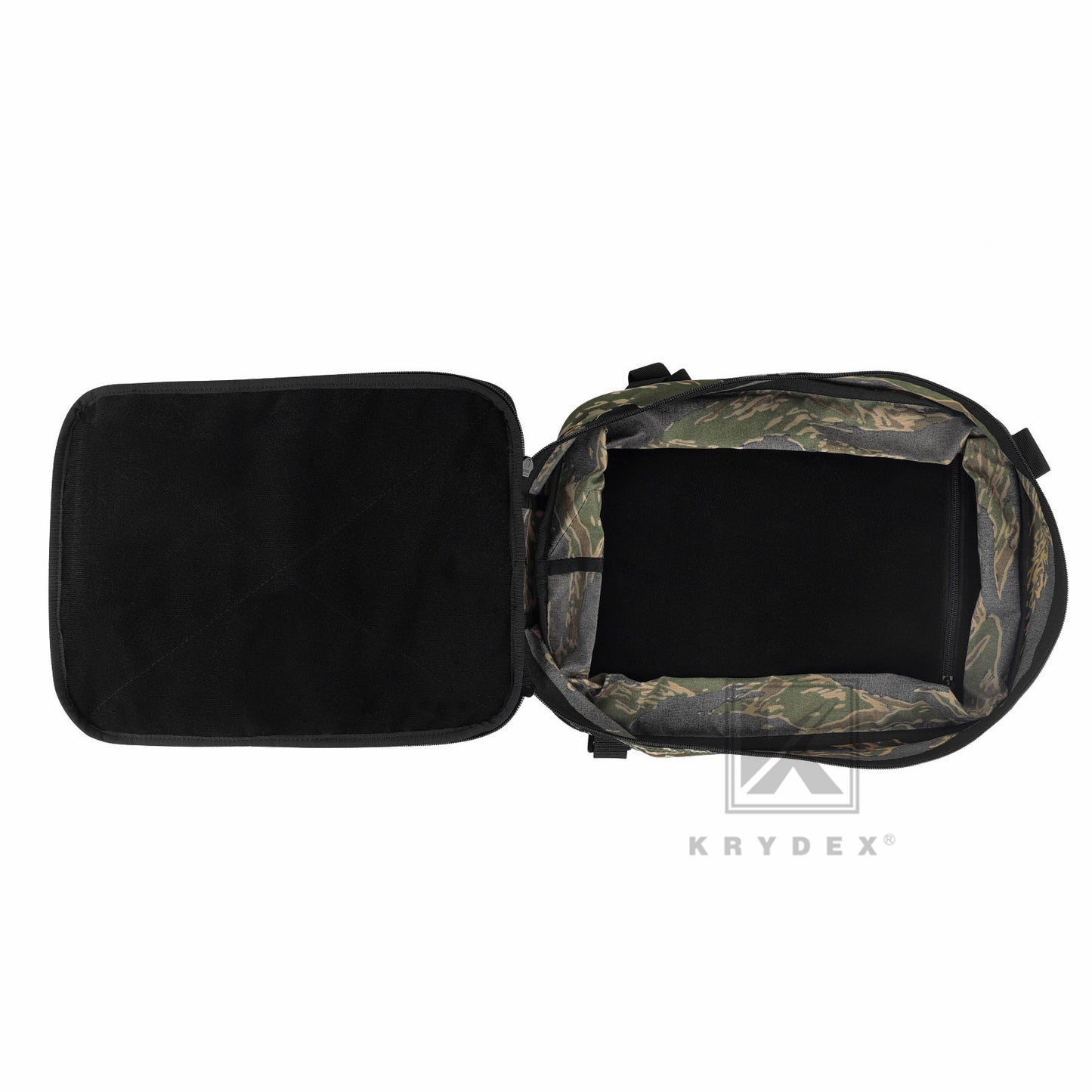KRYDEX Tactical D3CR Chest Rig 5.56 7.62 Rifle Pistol Mag Pouch Placard Carrier with D3 Flatpack Tactical Backpack