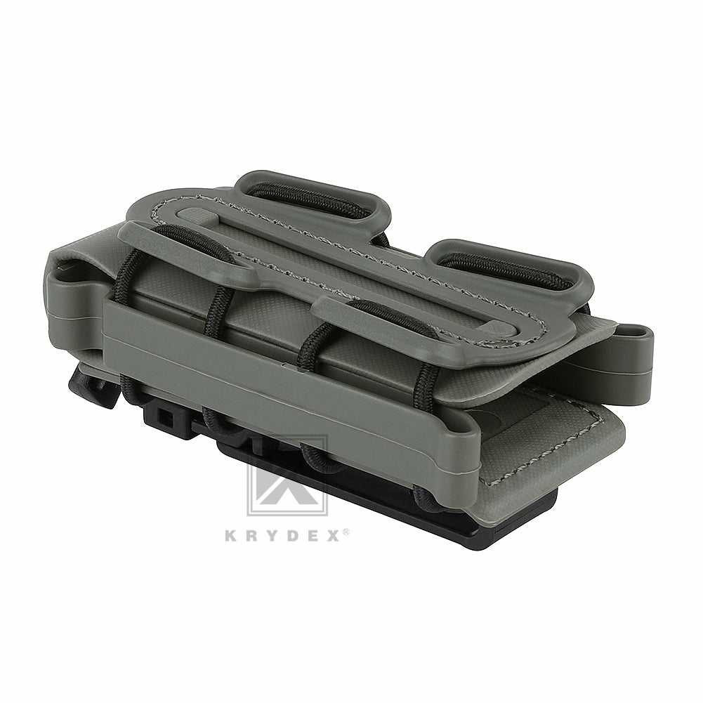 KRYDEX Soft Shell 9mm Pistol Magazine Pouch Mag Carrier with Clip Tall